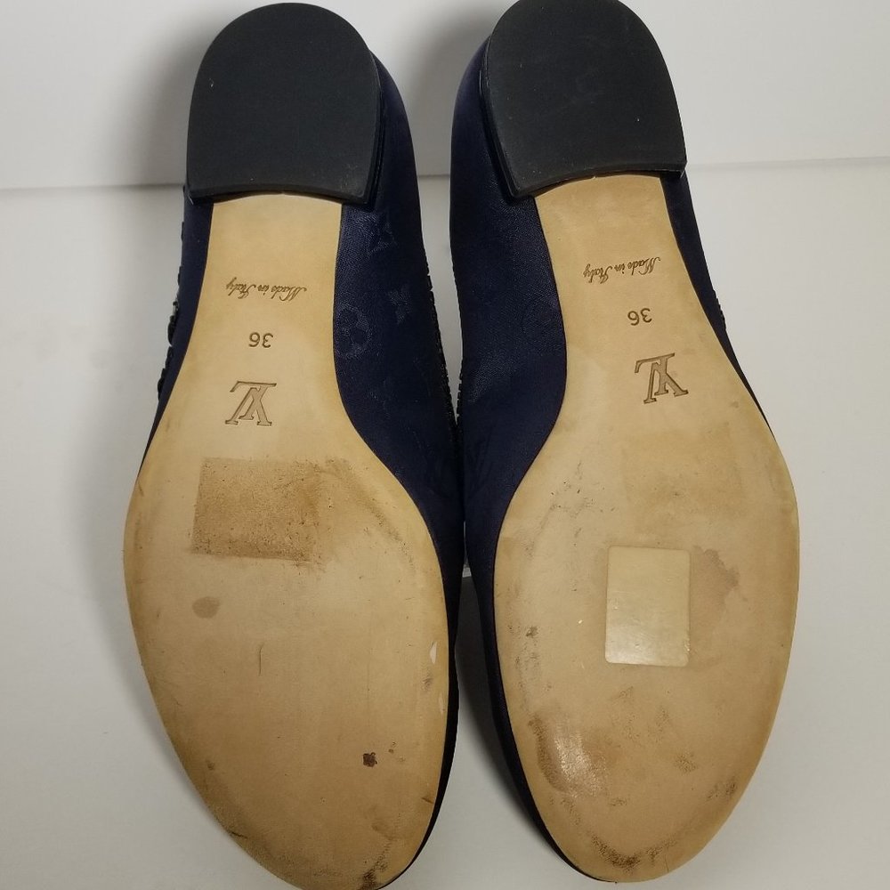 Sold/ LOUIS VUITTON Monogram Loafer - Picture 7 of 10